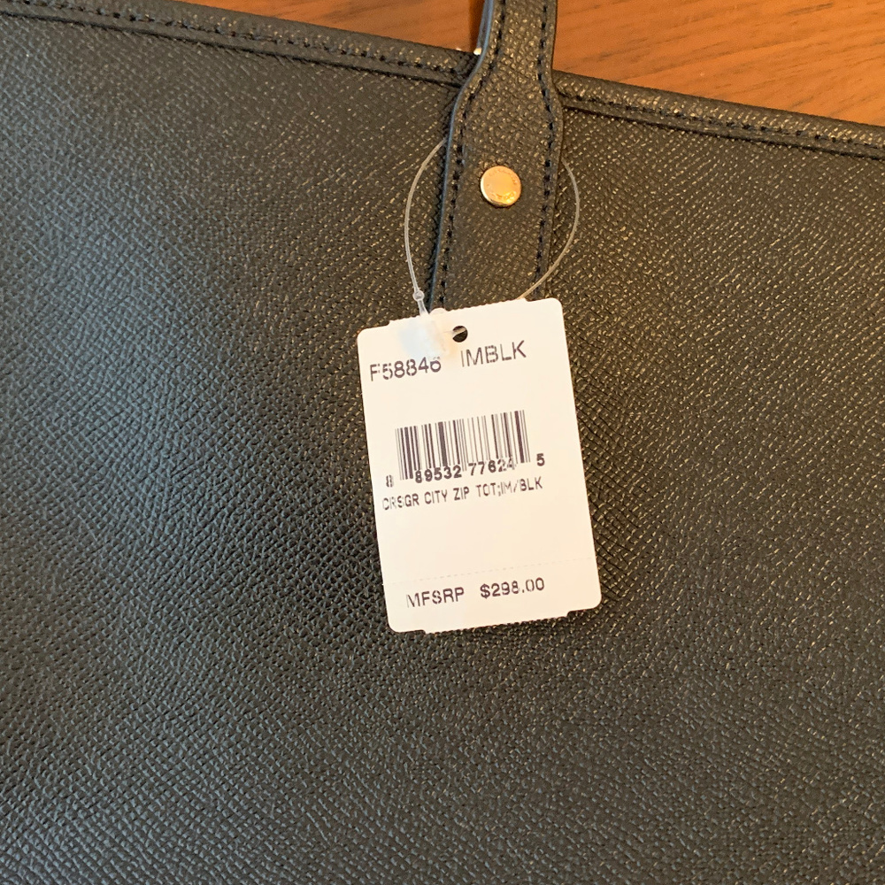 Coach Leather Zip Tote and Wristlet Wallet - Picture 3 of 7